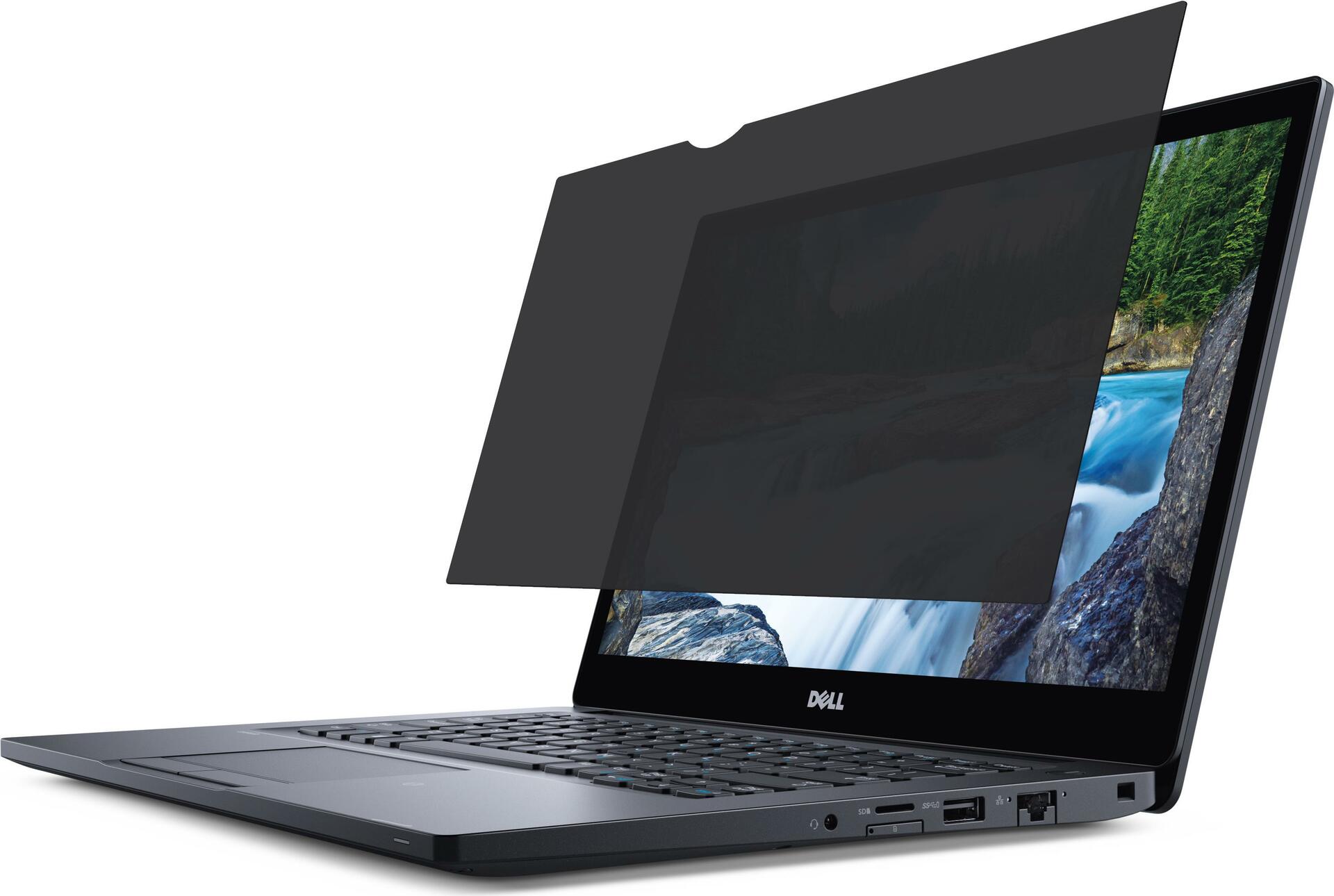 Dell - Blickschutzfilter für Notebook - 33,6 cm wide (13.3"  Breitbild) - black - für Latitude 3320, 5310, 5310 2-in-1, 5320, Vostro 5390 (DELLPF13)