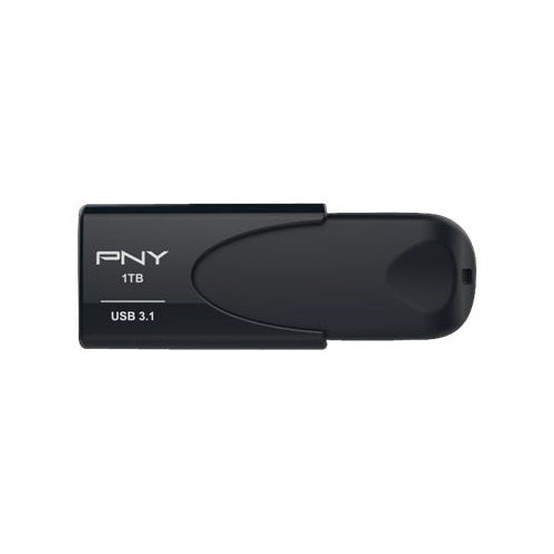 PNY Attaché 4 USB-Stick 1000 GB USB Typ-A 3.2 Gen 1 (3.1 Gen 1) Schwarz (FD1TBATT431KK-EF) afbeelding 1