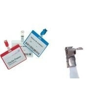 DURABLE Name Badge 60x90mm with Clip - 25 Pieces - 810619