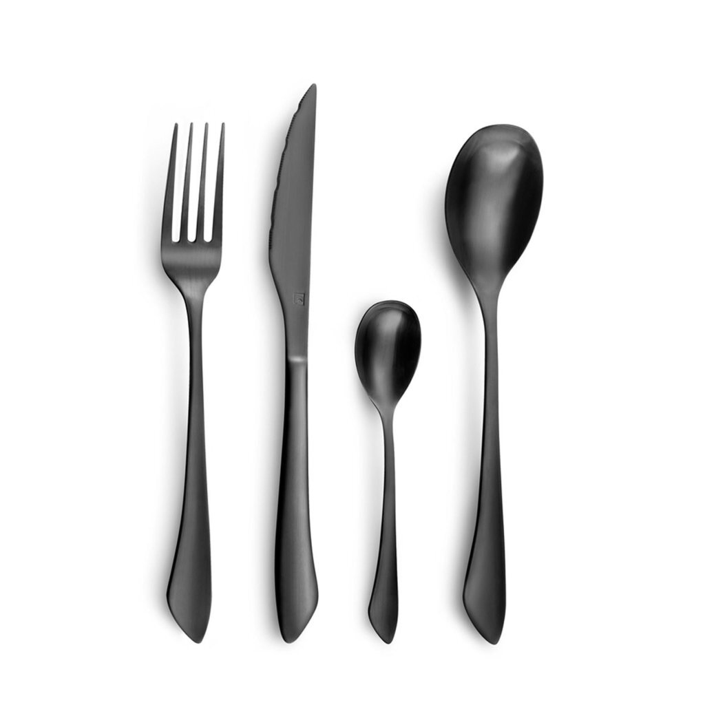 Amefa Vintage Collection 16-piece Cutlery Set Black