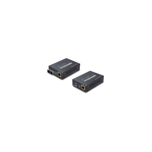 PLANET GTP-805A - Medienkonverter - 1GbE - 10Base-T, 100Base-TX, 1000Base-T, 1000Base-X - RJ-45 / SFP (mini-GBIC) (GTP-805A) - 3548384118159 - image 1