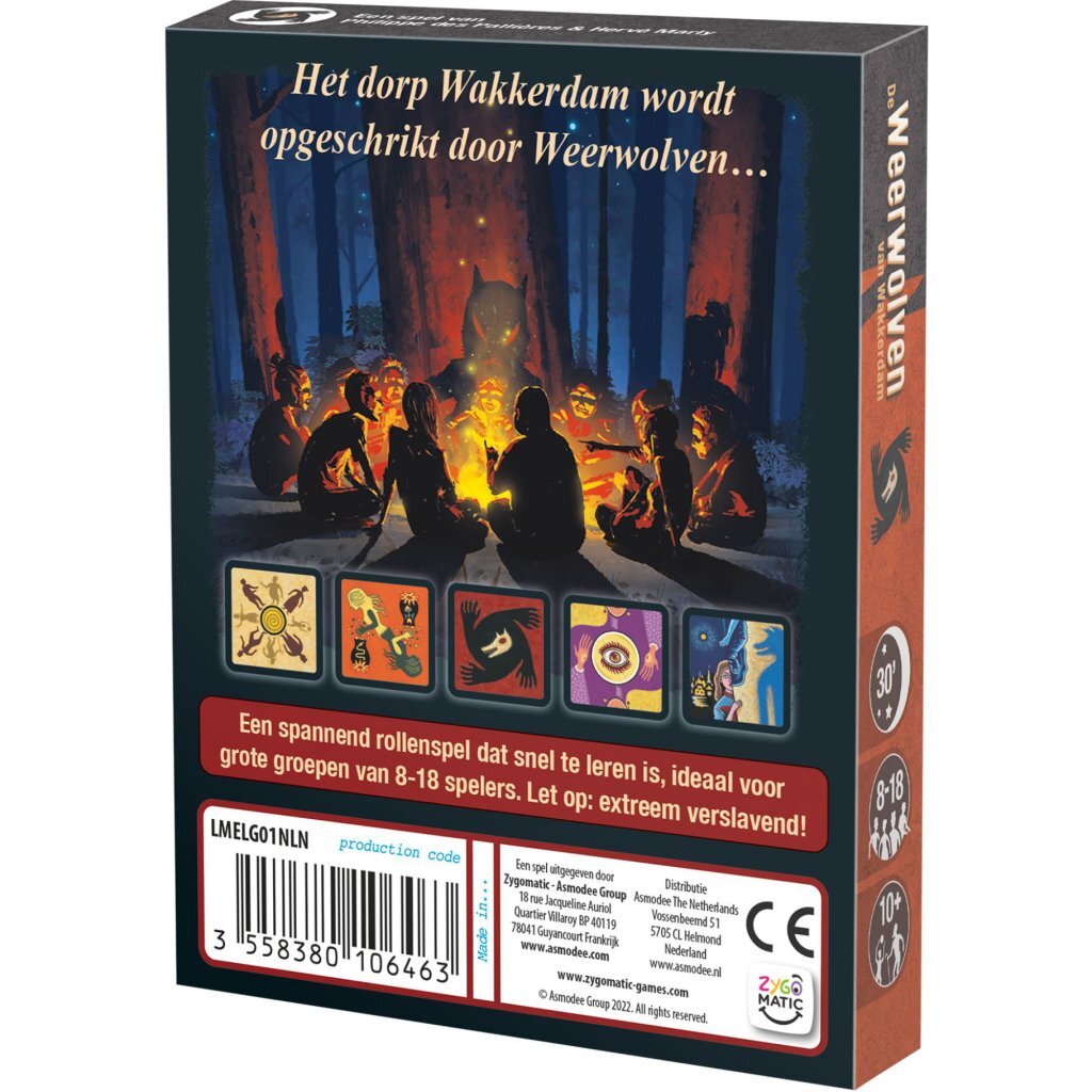 999 Games The Werewolves of Wakkerdam - Interactive Party Game
