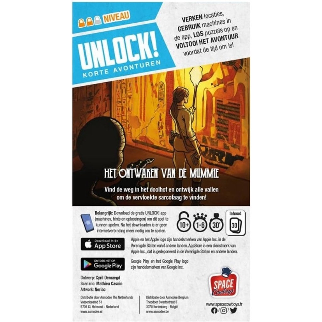 Unlock! Evening Hours Awakening Mummy - Escape Room Card Game