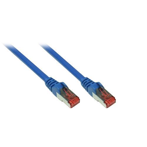 Good Connections Patch Cable RJ-45 (M) 15 m, Category 6a, Halogen-Free, Blue (8060-H150B)