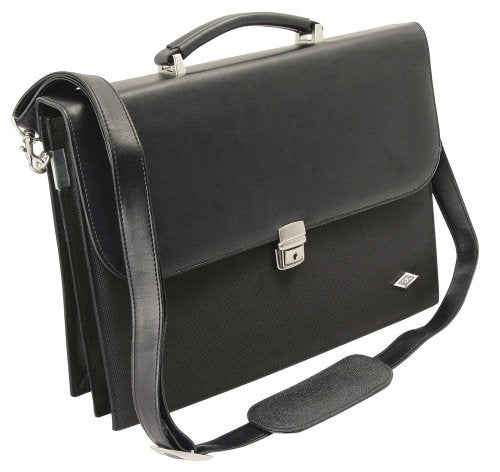 Wedo Ladies Flap-Over Briefcase Cosmetic Bag Black (585201)