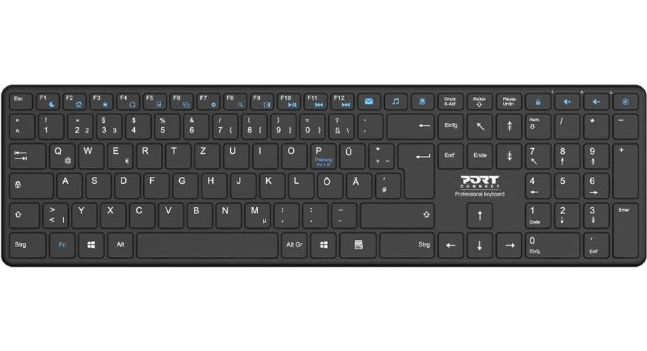 PORT KEYBOARD OFFICE PRO RECHARGEABLE BLUETOOTH, 900903-R-DE (900903-R-DE) afbeelding 1