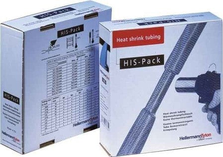 HellermannTyton - Heat Shrink Tubing Box - Blue 19.1 mm x 9.5 mm x 5 m - 300-31906 (HIS-PACK-19,1/9,5-BU)
