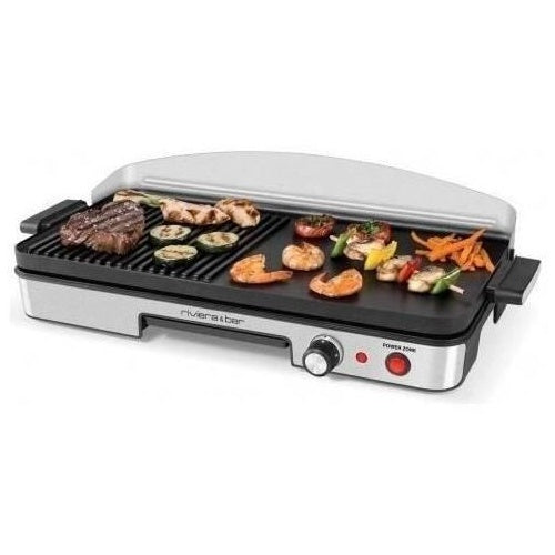 Plancha - RIVIERA & BAR - QPL365 - 1900 W Power zone - 4 a 6 personnes - 50,5 x 25,5 cm - Inox afbeelding 2