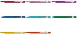 Caran d-Ache Ballpoint Pen 849 Colormat-X, blue, nib size: M, ink color: blue, hexagonal barrel - 1 piece, Model 849.135