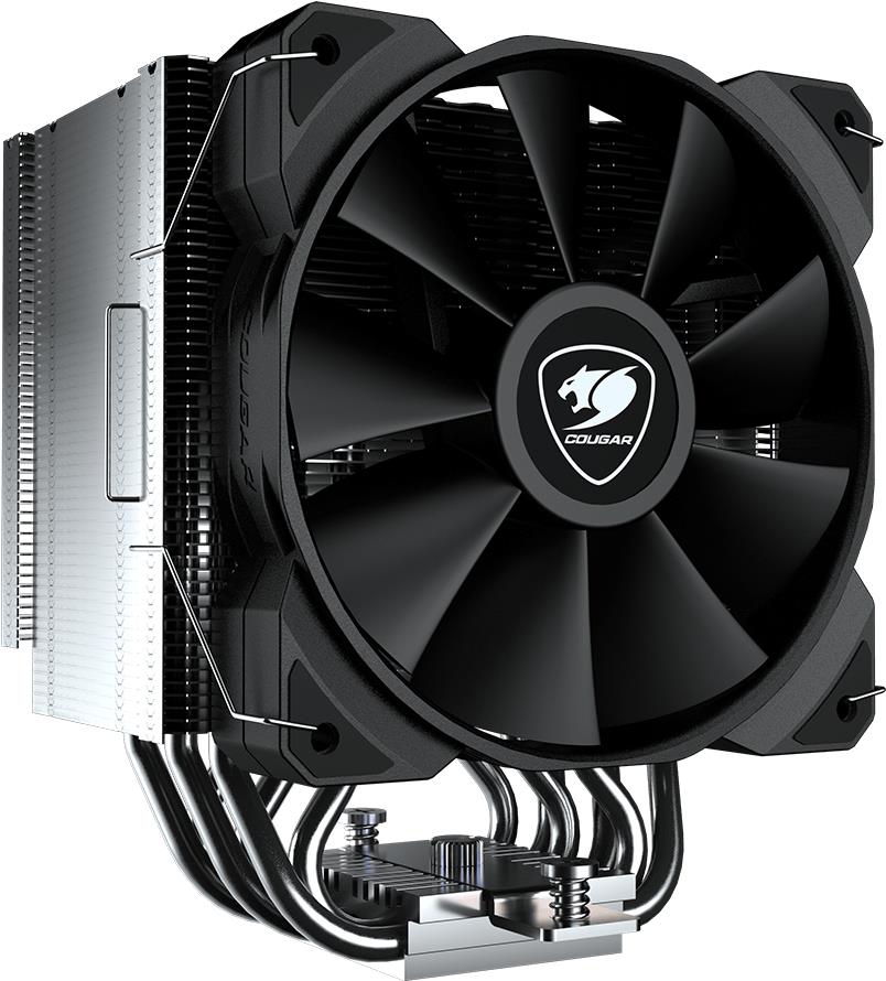 COUGAR Gaming CGR-FZAE85 Processor Heatsink/Radiator 12 cm Black 1 Piece (CGR-FZAE85)