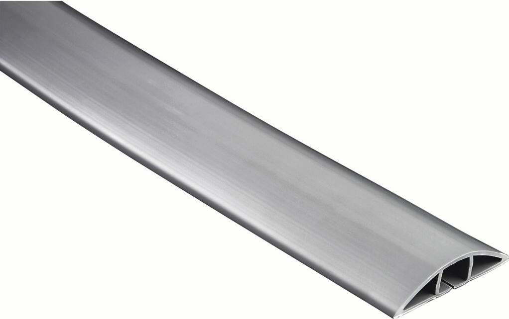 Hama Flexible Cable Trunking, Self-Adhesive, Semi-Circular, 180 x 6 x 1 cm, PVC, Grey