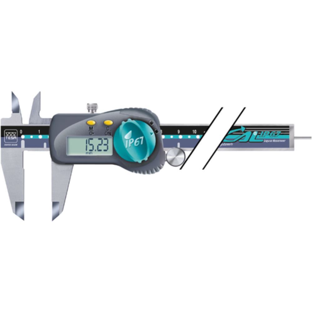 Digital Caliper 300 mm IP67 3V/ABS/SQ TWIN-CAL