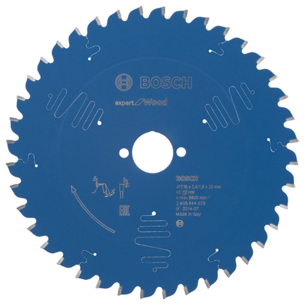 Bosch Expert for Wood - Kreissägeblatt - für Holz - 216 mm - 40 Zähne