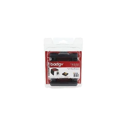 Evolis Badgy Full kit - Farbe (Cyan, Magenta, Gelb, Schwarz, Overlay) - Druckerfarbband-Kassette/PVC-Karten-KIt - für Badgy 100, 200 (CBGP0001C) afbeelding 1