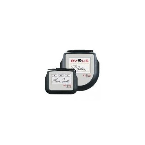 Evolis Sig200, 12,7cm (5") Signature-Pad, 12,7cm (5"), Auflösung: 640x480 Pixel, Touchscreen, colour, Anschluß: USB (2.0), Maße (BxHxT): 191x180x15mm, 0,36kg (ST-CE1075-2-UEVL) afbeelding 1