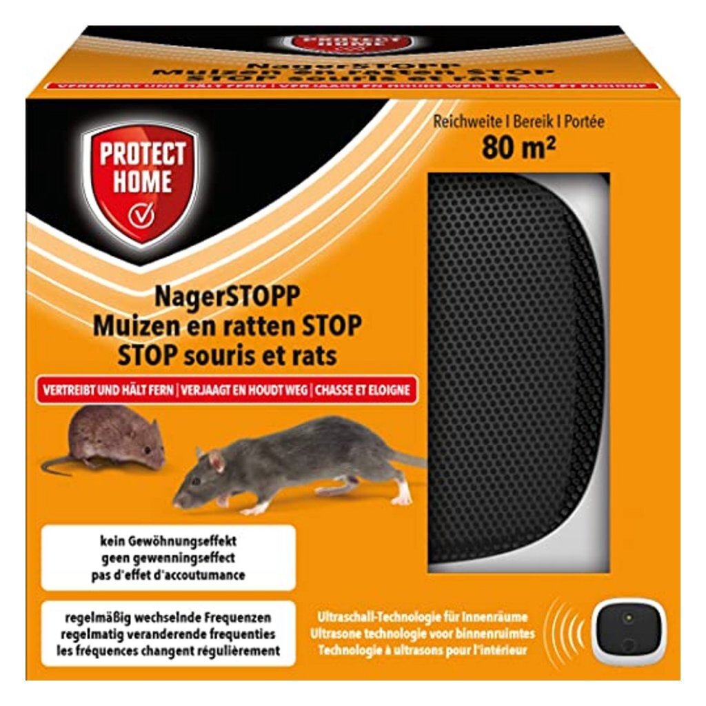 Protect Home Ultrasonic Mice and Rats 80 m² Black/White