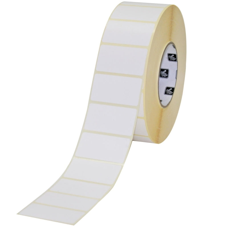 Zebra Z-Select 2000T - Etiketten - matte - permanent acrylic adhesive - coated - perforated - 6,3 mil - white - 38.1 x 101.6 mm 14536 Etikett(en) (4 Rolle(n) x 3634) - für Zebra Z4Mplus, Z6MPlus, ZM400, ZM600, Xi Series 110, 140, 170, 220,