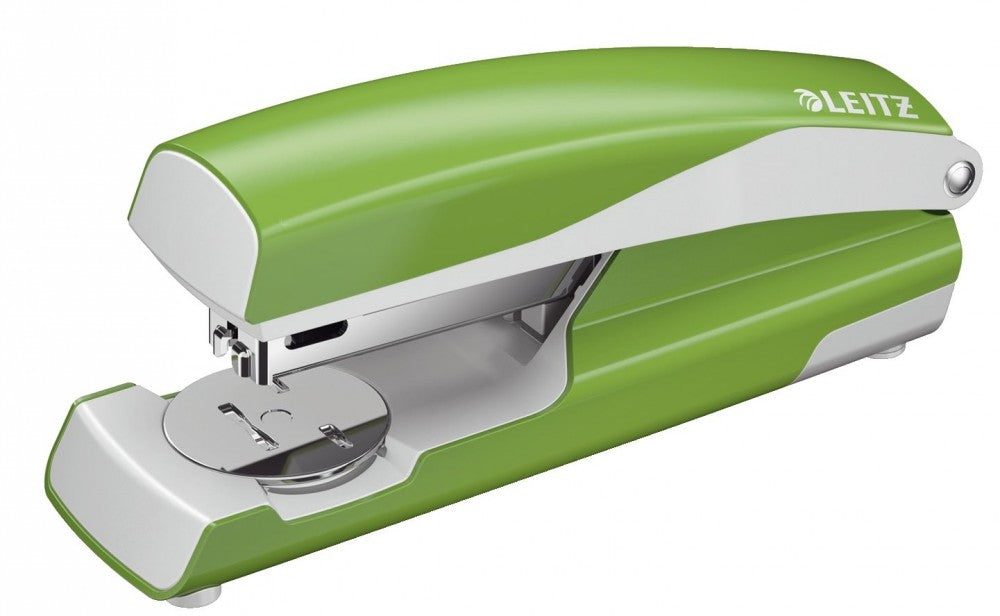 Leitz NeXXt Stapler - Metal - 30 Sheets - Green/Silver - P3 24/6 & P3 26/6 - 5502-00-50 100x 140x