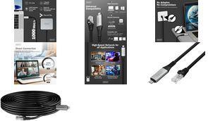 DIGITUS USB 3.2 RJ45 Ethernet Cable s/FTP 15 m (AK-300601-150-S) 3.2.RJ45