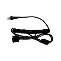 Honeywell Serial Cable - DB-9 (F) - 3.0 m - Coiled - Black - for Hyperion 1300 g, Voyager 1200 g, 1250 g, Xenon