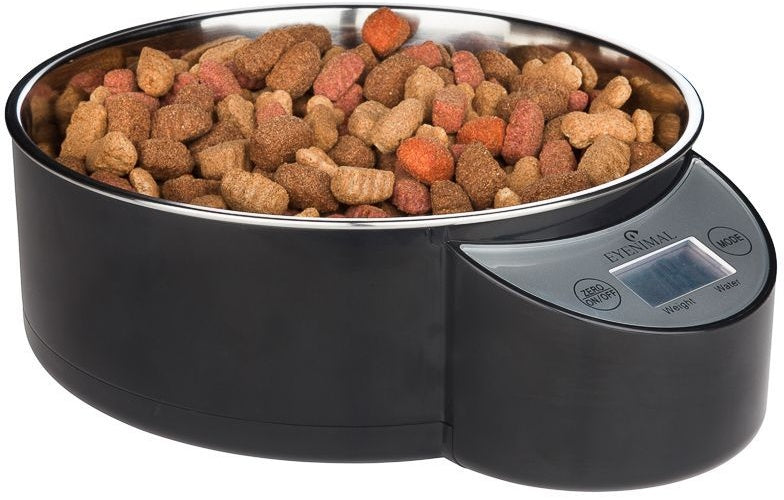 Gamelle avec balance integrée - EYENIMAL - INTELLIGENT PET BOWL - XL - 1,8 L - Noir afbeelding 3