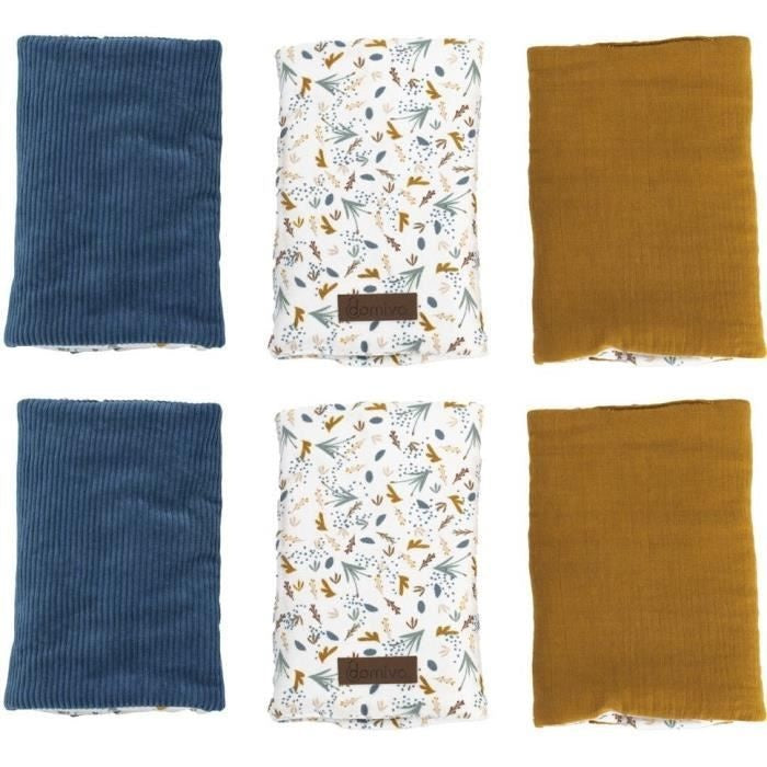 Tour de lit - DOMIVA - AU FIL DE L'EAU - Modulable - x6 - Ouvert 40 x 25 cm/fermé 17,5 x 25 cm afbeelding 1