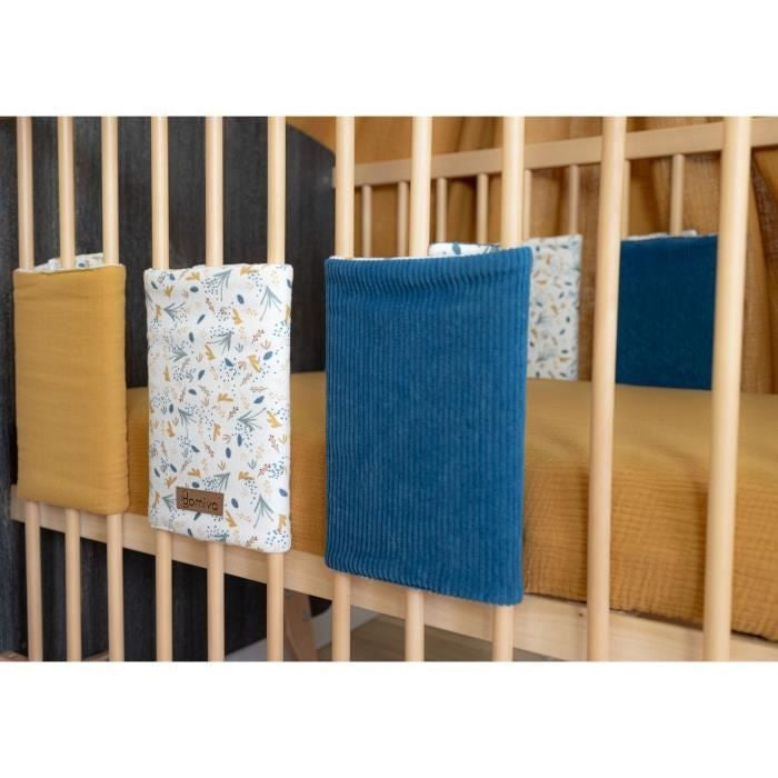 Tour de lit - DOMIVA - AU FIL DE L'EAU - Modulable - x6 - Ouvert 40 x 25 cm/fermé 17,5 x 25 cm afbeelding 2