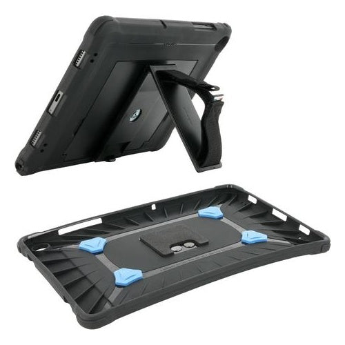 Mobilis PROTECH - Hintere Abdeckung für Tablet - hergestellt in Frankreich, verstärkt, mit Ständer und 360° drehbarer Handschlaufe - Schwarz - für Samsung Galaxy Tab A9+ (067012) afbeelding 1