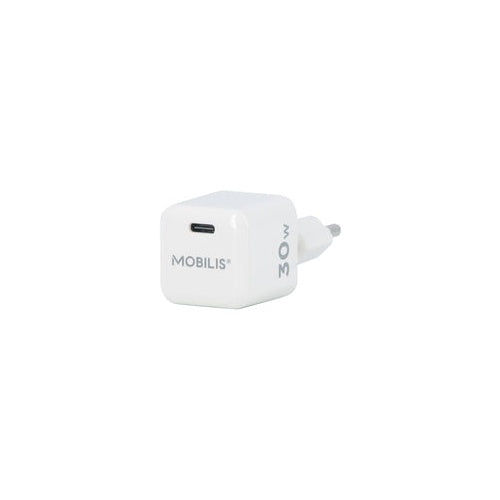 Mobilis Nano Wall Charger - 30W - USB C - GaN -Made In France (001383) afbeelding 1