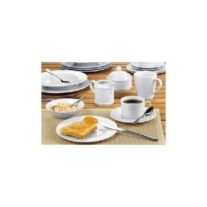 Esmeyer Dessert Plate "Heike", Set of 6, Dishwasher Safe, Microwave Safe, Timeless Design (433-238)
