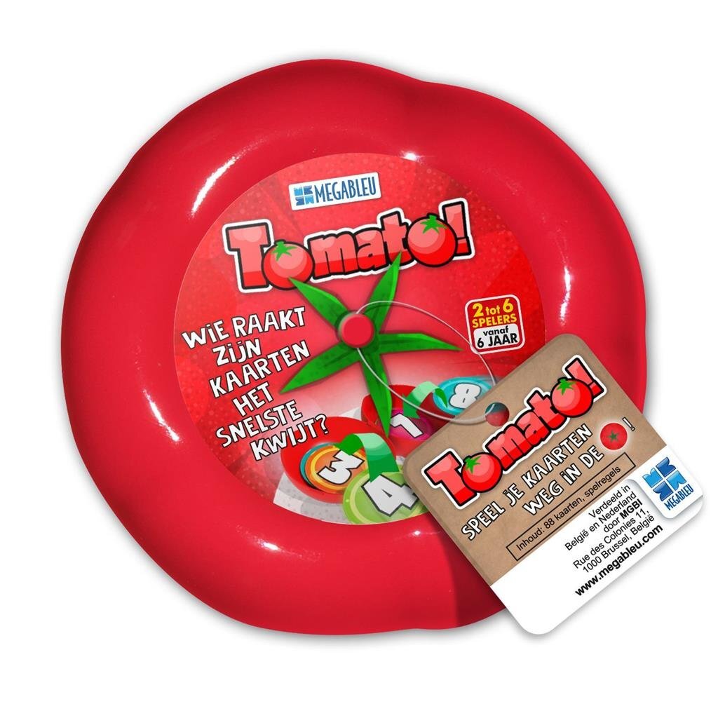 Megableu Tomato Card Game for 2 to 6 Players 6 Years and Up