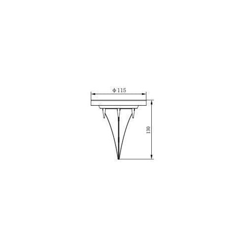 Spot encastrable - GALIX - G4525 - Inox 8 LED SMD afbeelding 3
