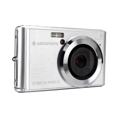 AgfaPhoto DC5200 - Digitalkamera - Kompaktkamera - 21,0 MPix - 720p - Silber (DC5200-SIL) afbeelding 1
