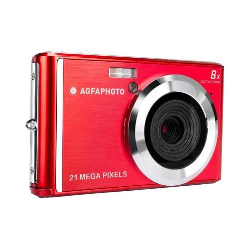 AgfaPhoto DC5200 - Digitalkamera - Kompaktkamera - 21.0 MPix - 720p - Rot afbeelding 1