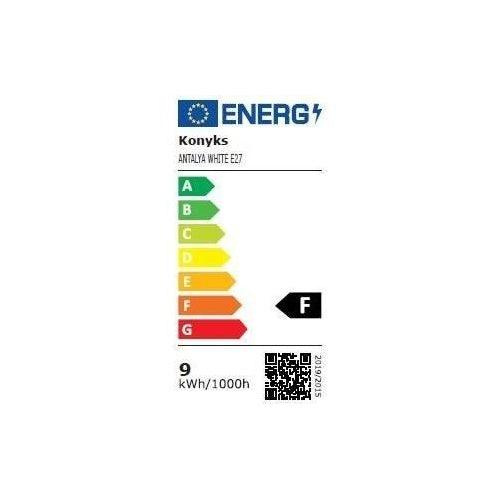 Ampoule LED WiFI + BT, 780 Lumens, 9W, Blanc réglable - Konyks Antalya White E27 afbeelding 2