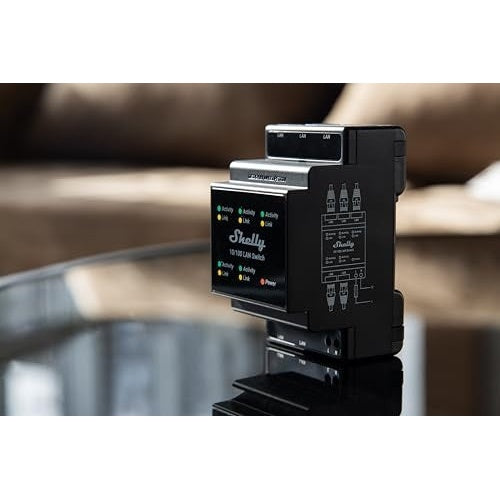 Shelly · Hutschiene·""LAN Switch""· 5 Ports· 10/100 Mbit - Switch - 0,1 Gbps (SHELLY_SWITCH) afbeelding 2