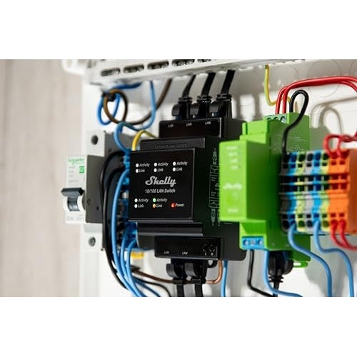 Shelly · Hutschiene·""LAN Switch""· 5 Ports· 10/100 Mbit - Switch - 0,1 Gbps (SHELLY_SWITCH) afbeelding 5