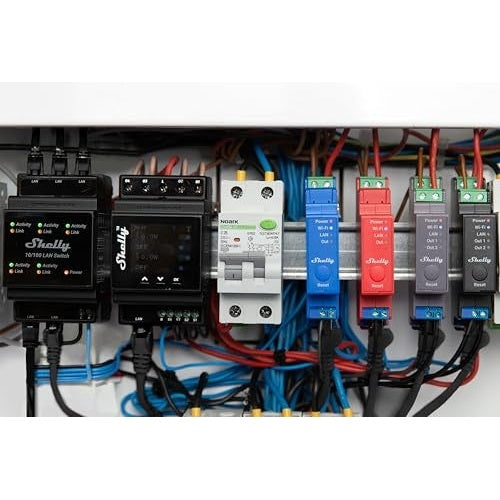 Shelly · Hutschiene·""LAN Switch""· 5 Ports· 10/100 Mbit - Switch - 0,1 Gbps (SHELLY_SWITCH) afbeelding 6