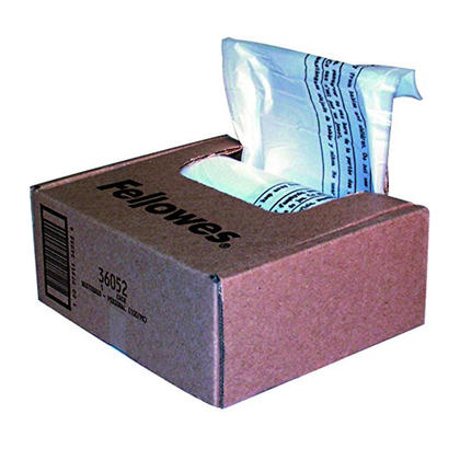 Fellowes Powershred - Müllbeutel (Packung mit 100) - für Fellowes OD700, Intellishred MS-460, PS-79, Powershred DS-16, P-58, P70, PS-14, SB-89 (36052)