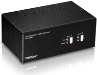Trendnet TK-240DP Tastatur/Video/Maus (KVM)-Switch Schwarz (TK-240DP)