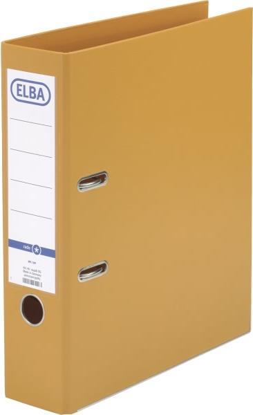 ELBA rado star binder, 80 mm spine width, orange, DIN A4, PP inside, clear pocket, replaceable insert (10468 OG)