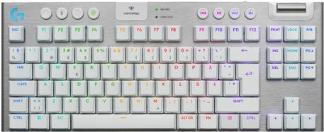Logitech G G915 X Wireless Gaming Keyboard TKL White 920-012735
