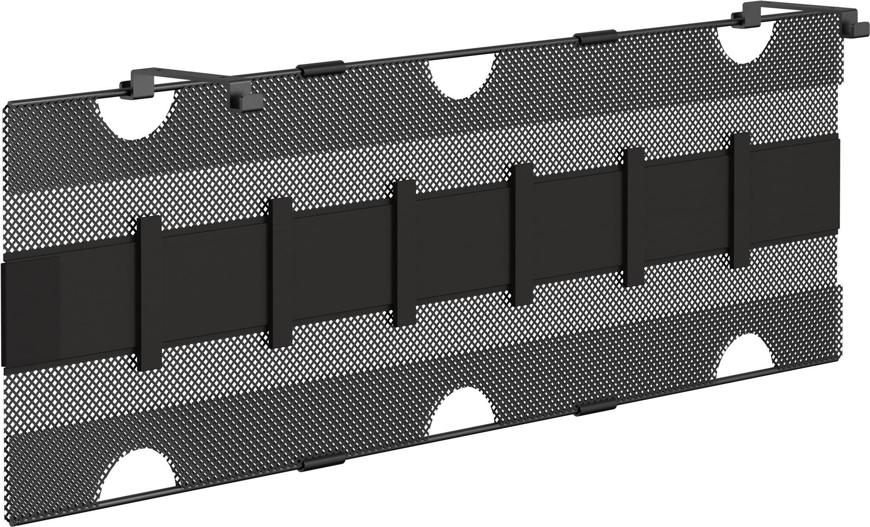 InLine Storage Net with Velcro Straps for Under-Desk Mounting Black 23199E
