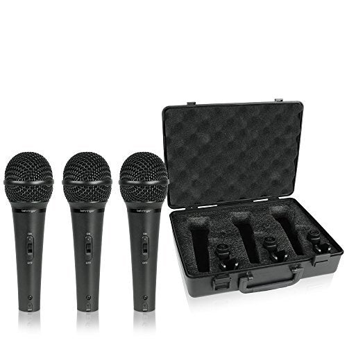 Behringer XM1800S Black Dynamic Microphone Set