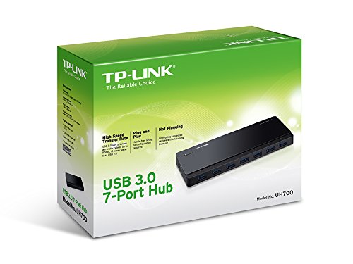 TP-Link UH700 Hub - 7 x SuperSpeed USB 3.0 - Desktop USB3.0