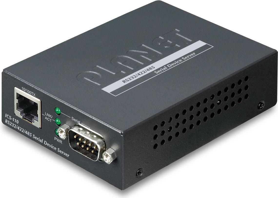 PLANET RS232/RS-422/RS485 to Ethernet Serial Device Server ICS-110