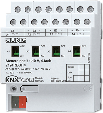 JUNG Dimmer 250 - 400 V - White - 2194REGHM