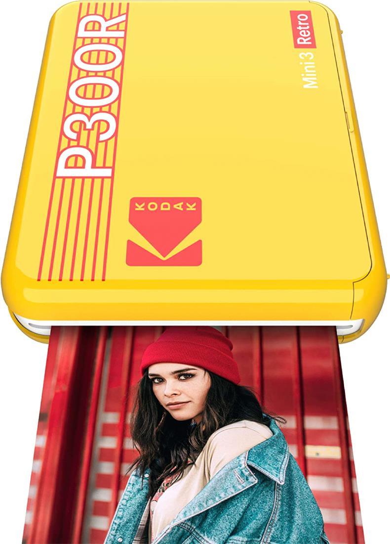 Kodak Mini 3 Retro 4Pass Mobile Photo Printer - P300RY