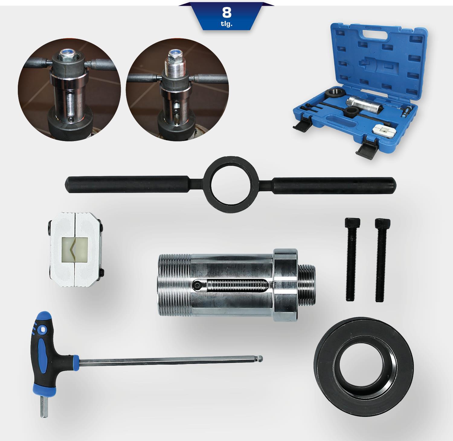 KS TOOLS Assembly Tool for Shock Absorbers 8-Piece BT651100