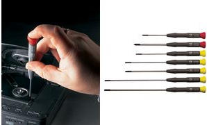 C.K Tools Screwdriver Set - 4 Pieces: Slotted 2.5x75, 3.0x100, 3.0x150 (T4883x)